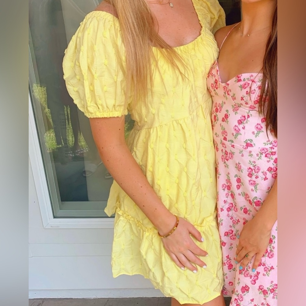 Lida Kate Yellow Minidress